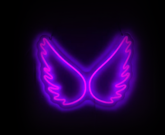 Aura Signature Neon Light "Wings"